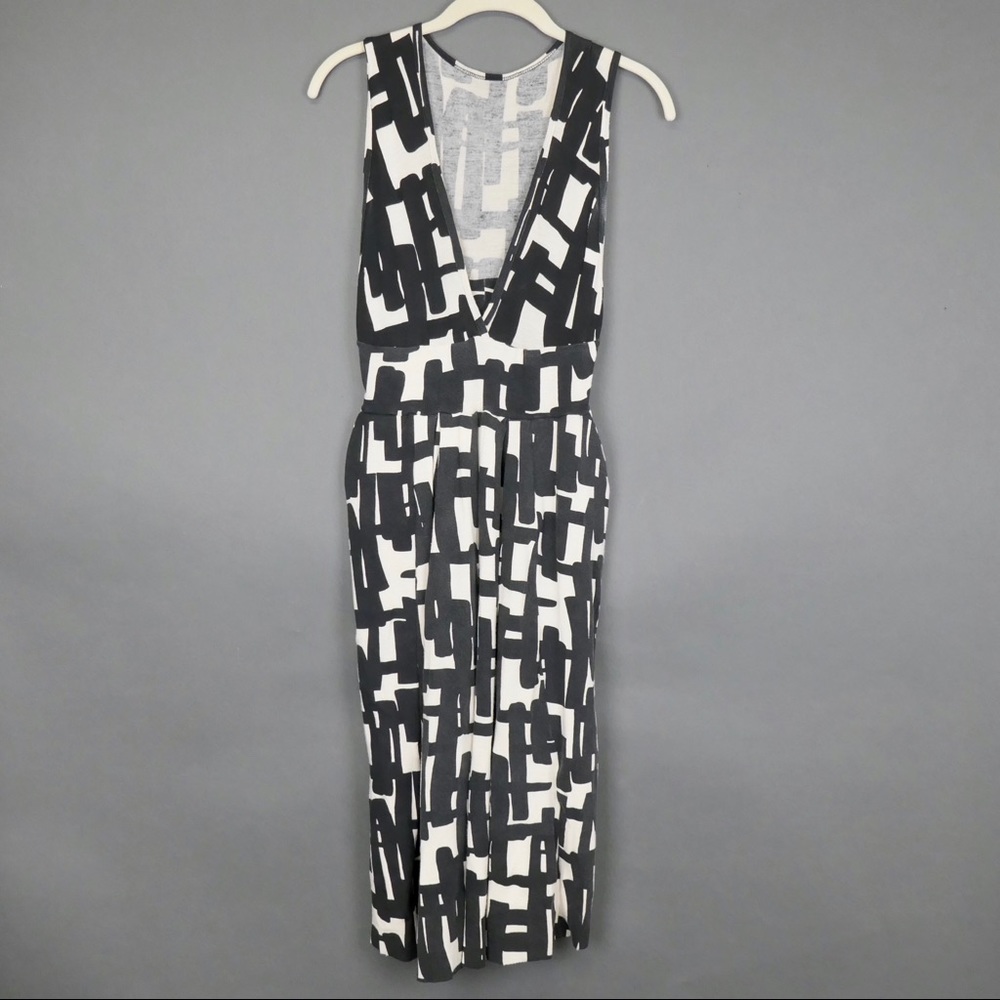 Anthropologie Rachel Pally B&W Midi Dress